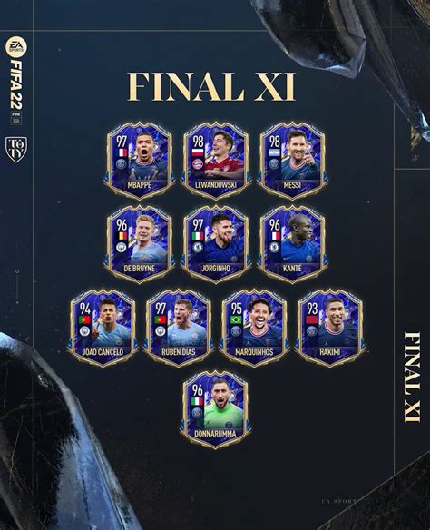 toty fifa 22|FIFA 22 Team of the Year Promo